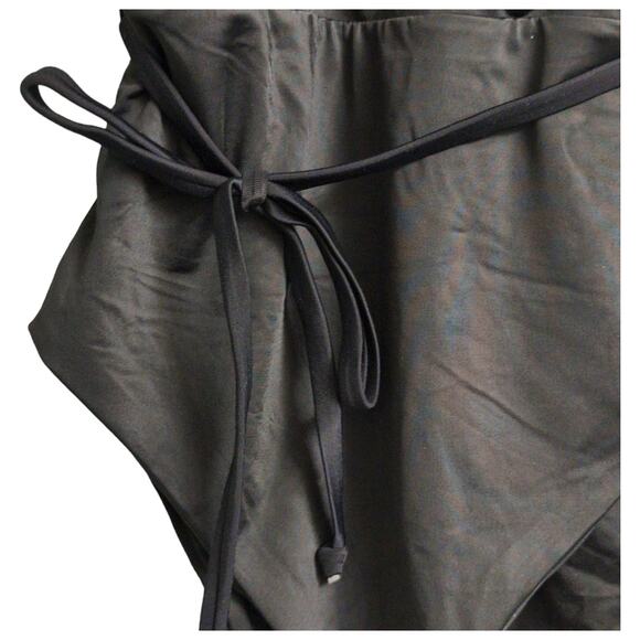 Andie The Belmar One Piece Black Tie Waist Swimwear Bathing Suit Size L New - Picture 4 of 12